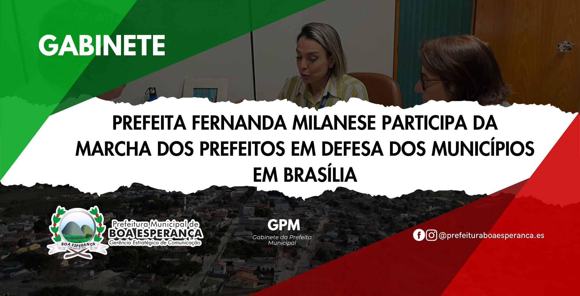 Prefeita de Boa Esperança Participa da Marcha dos Prefeitos em Defesa dos Municípios em Brasília