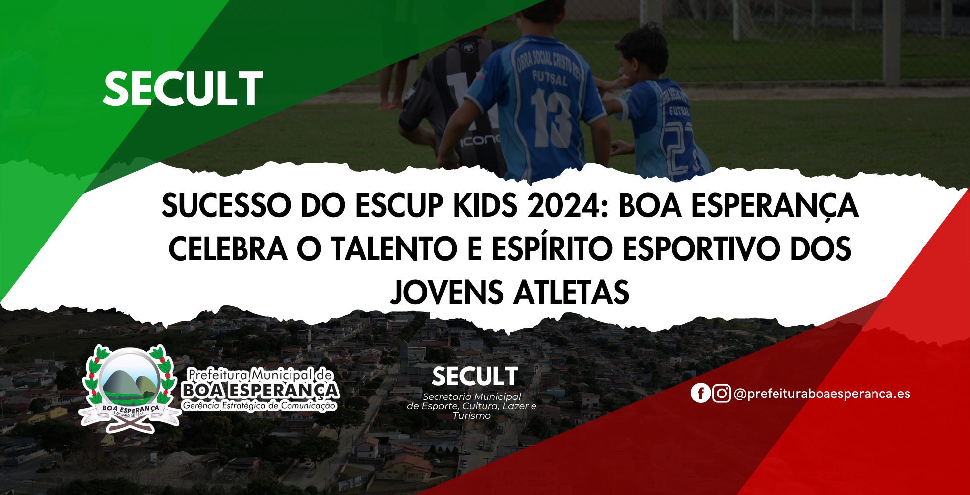 Sucesso do ESCUP Kids 2024: Boa Esperança Celebra o Talento e Espírito Esportivo dos Jovens Atletas